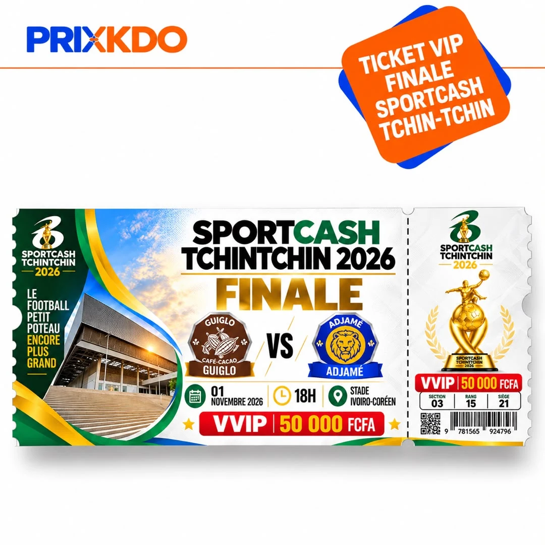 Ticket vvip finale sportcash tchin-tchin