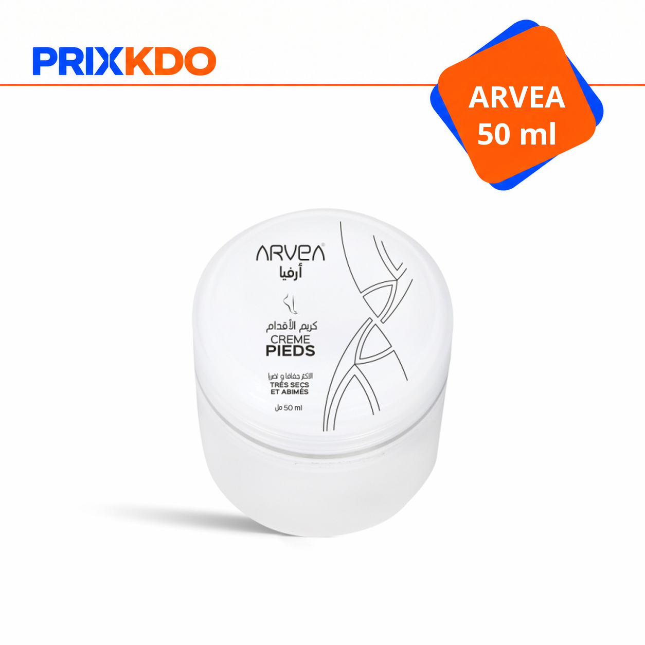 ARVEA Crème Pieds très secs et abimés 50ml
