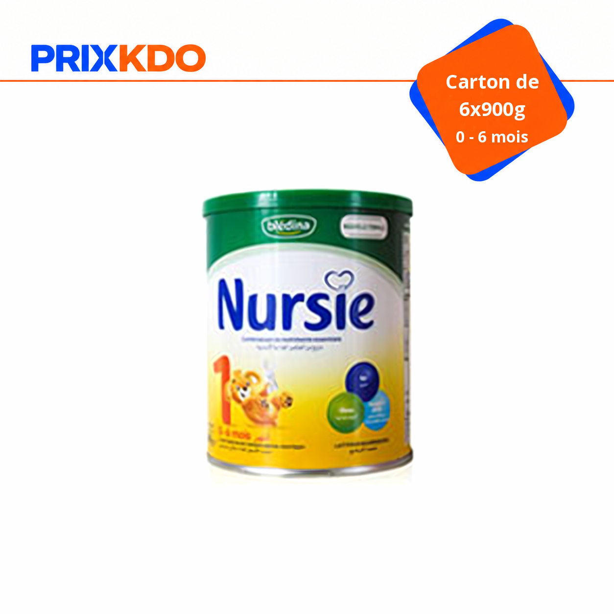 CRT 6X900G NURSIE 1 DE 0-6 MOIS