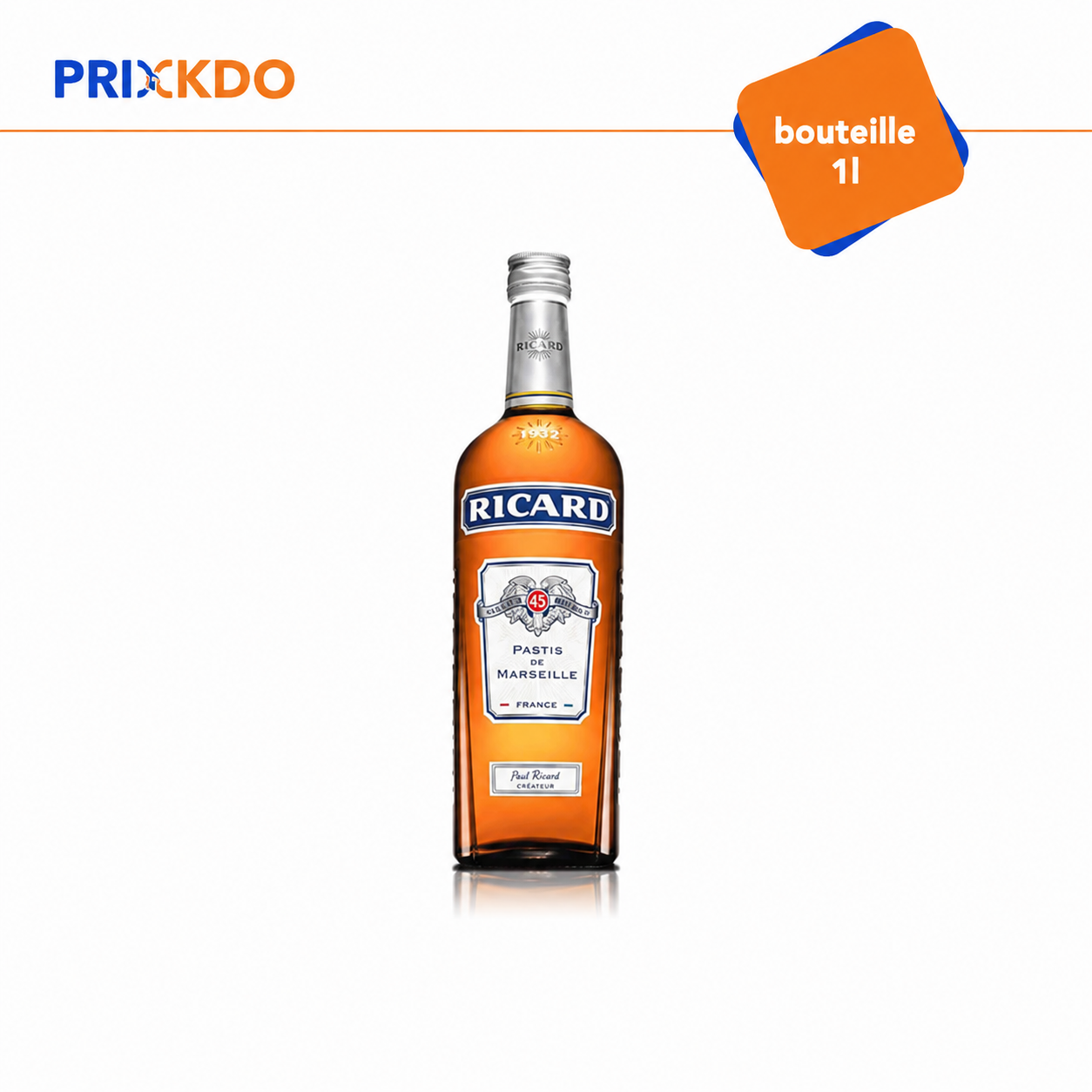 Btlle 1l Ricard