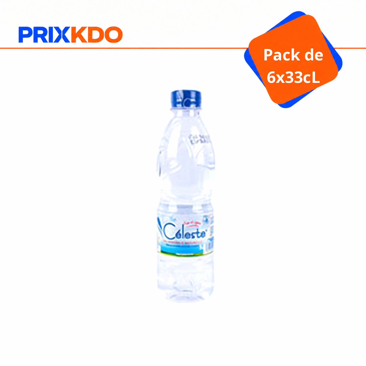 PACK 6X33CL CELESTE EAU MINERALE