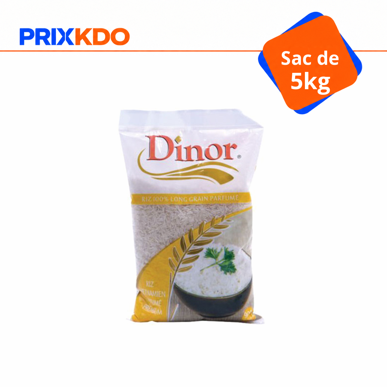SAC 5X5KG RIZ DINOR JAUNE
