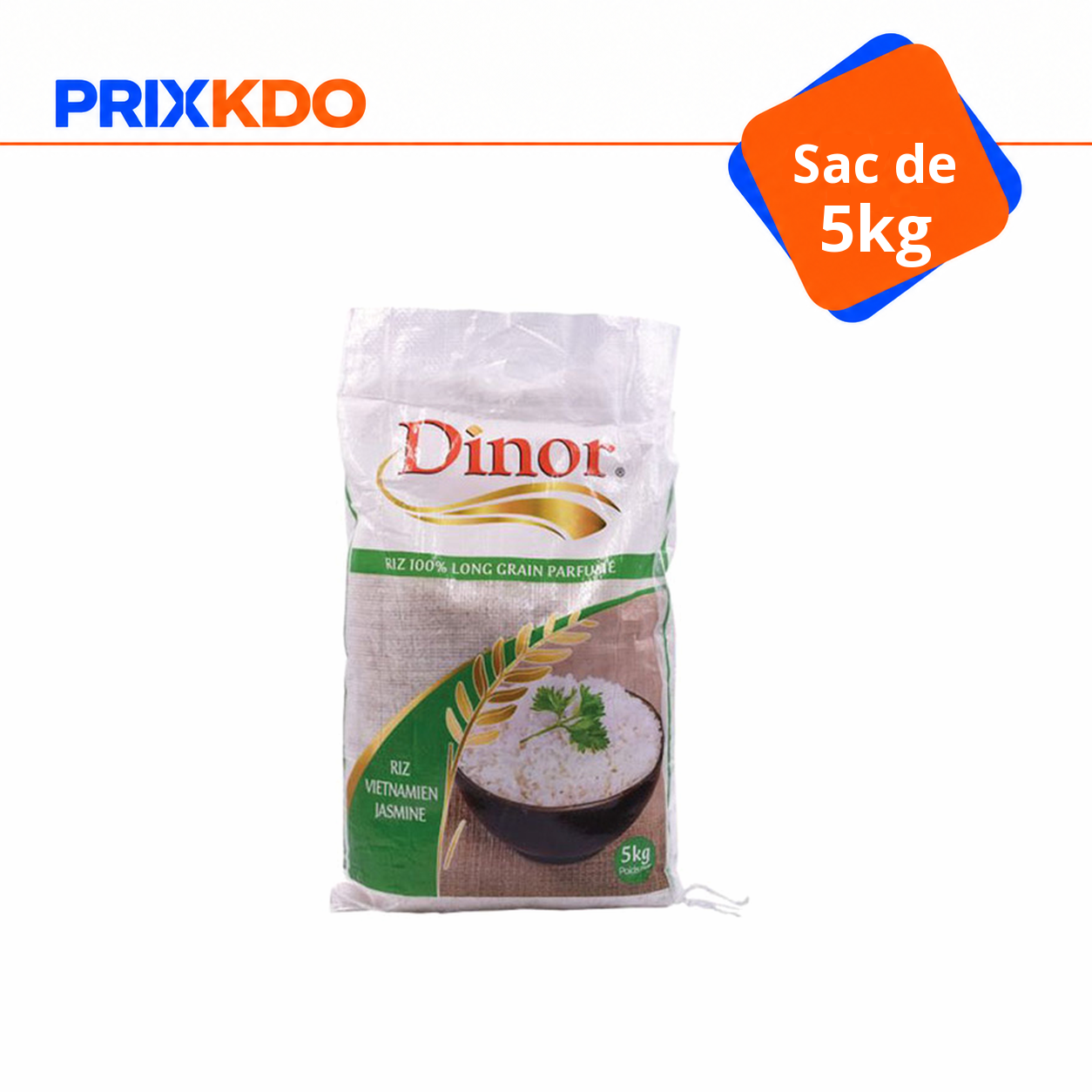 SAC 5X5KG RIZ DINOR VERT