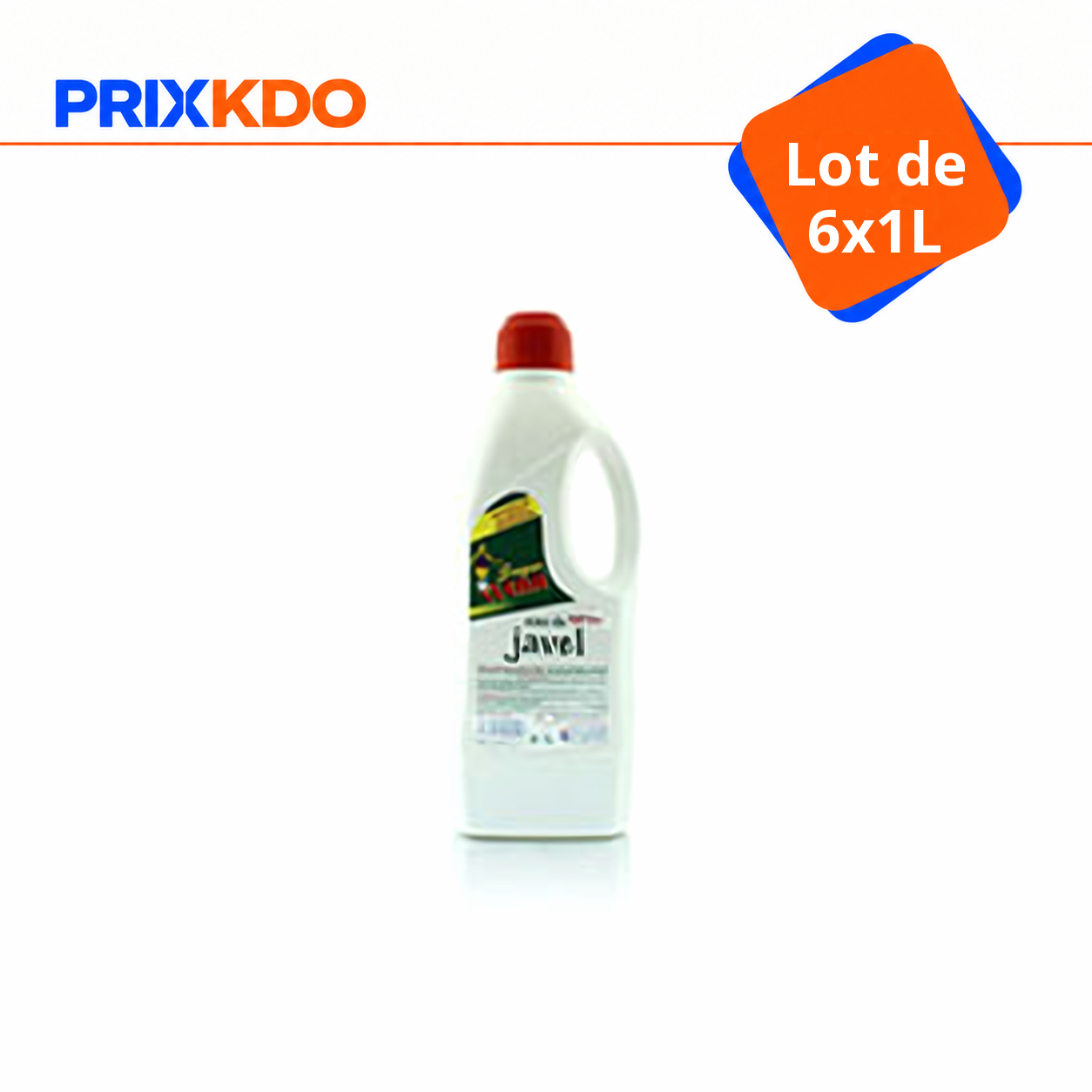 Lot 6X1l  JAVEL SUPER CLEAN 12
