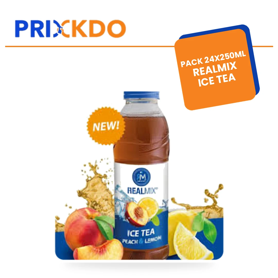 PACK 24X250ML REALMIX ICE TEA