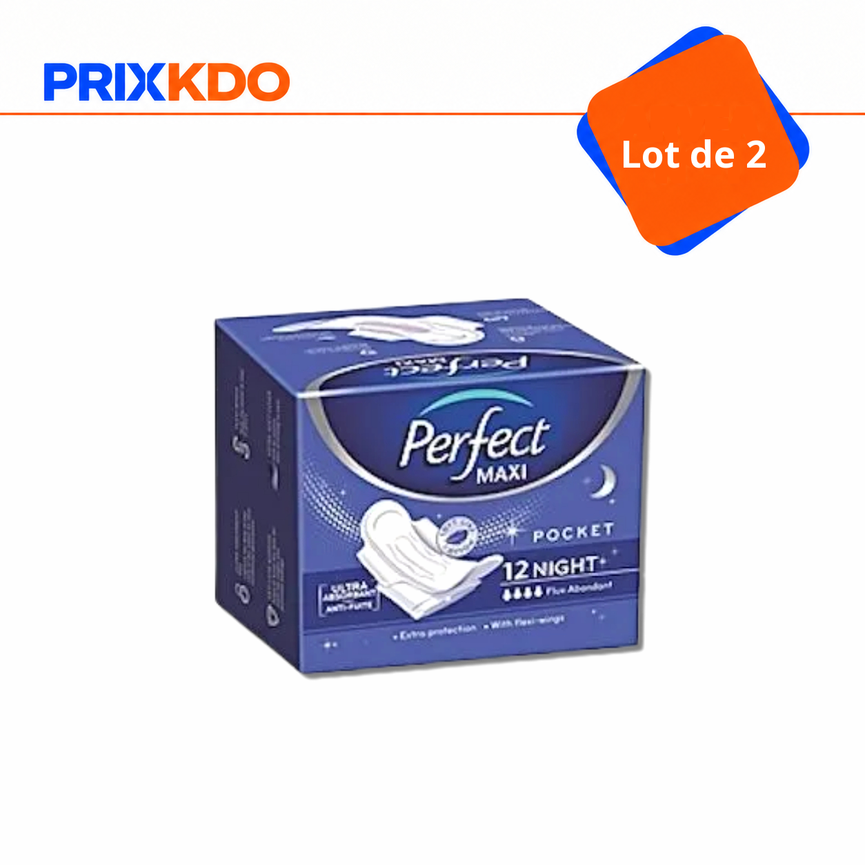 SERVIETTE HYGIENNIQUE PERFECT LOT2