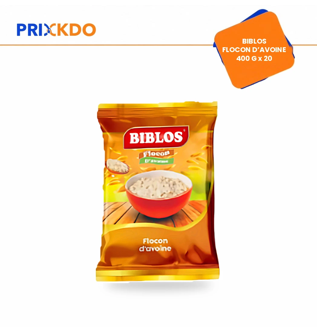BIBLOS FLOCON D'AVOINE 400G X 20