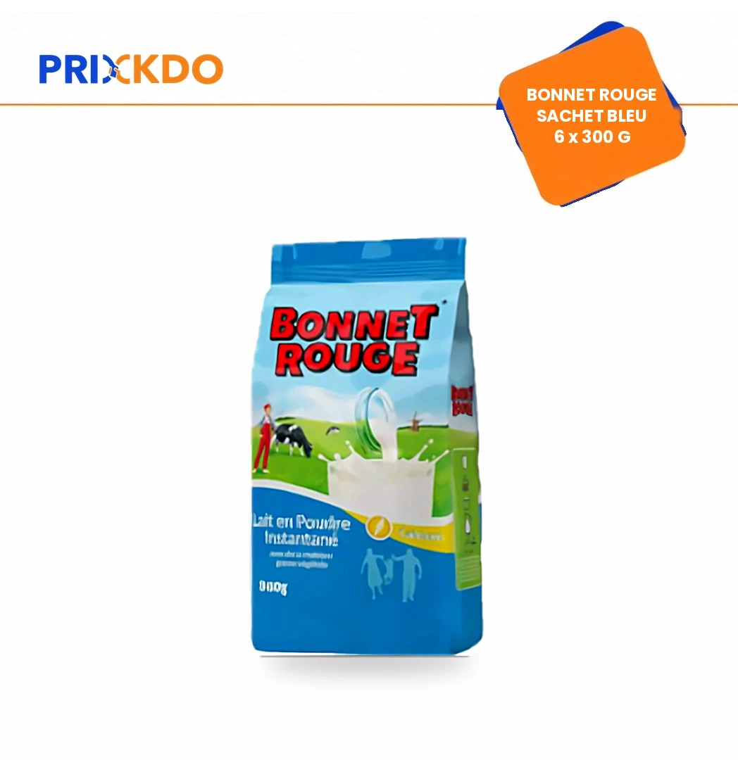 BONNET ROUGE SHT BLEU 6 X 300G