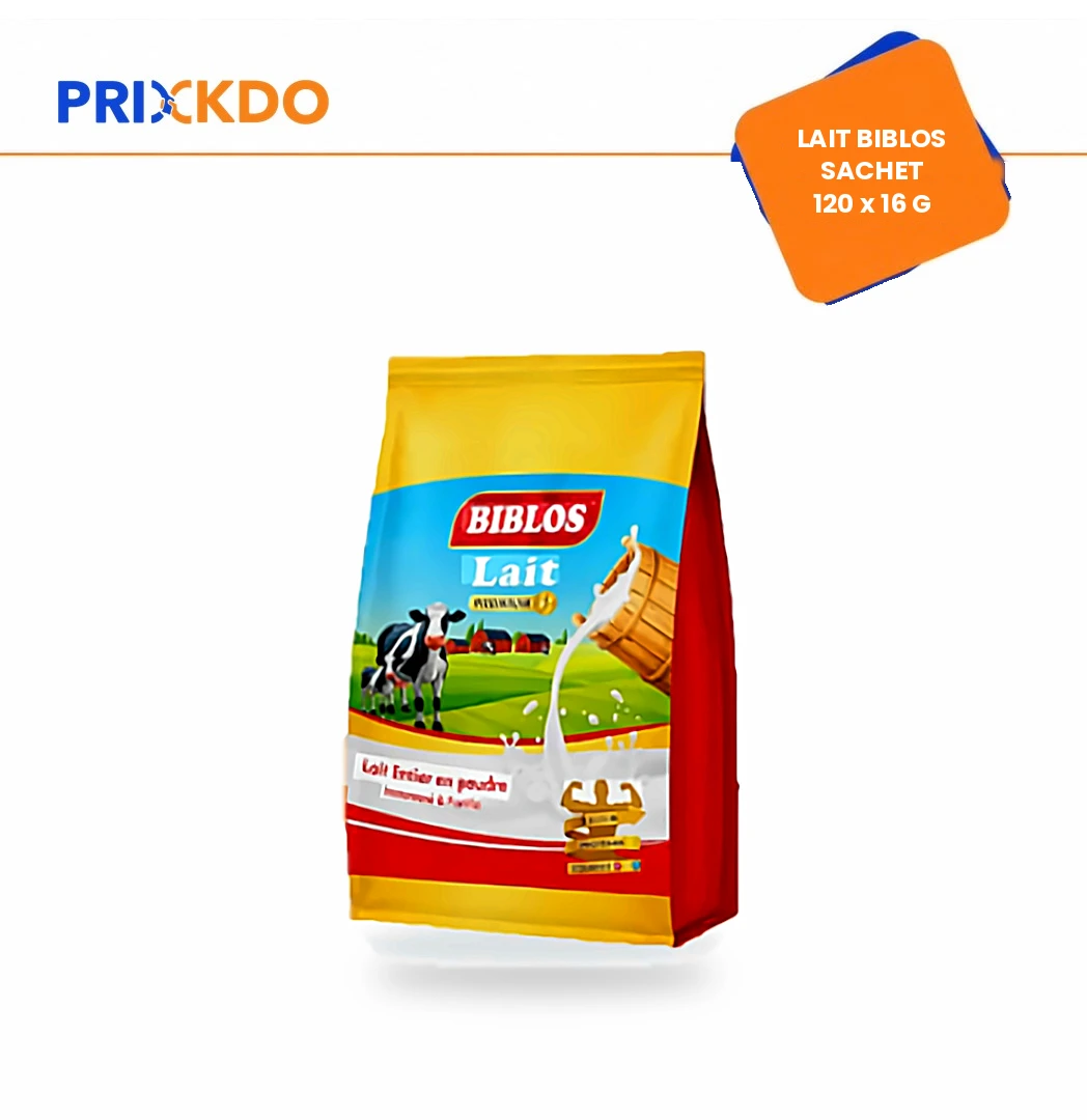 LAIT BIBLOS SACHET 120 X 16G