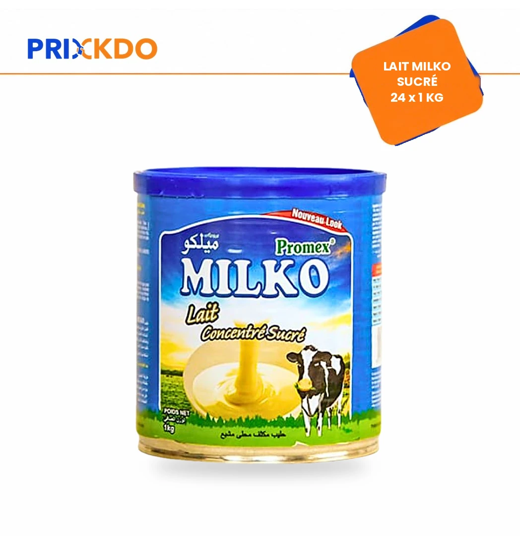 LAIT MILKO SUCRE 24 X 1KG