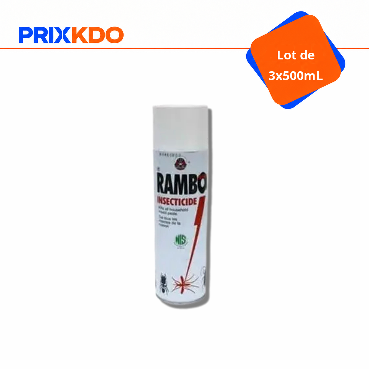INSECTICIDES RAMBO 500ML LOT3