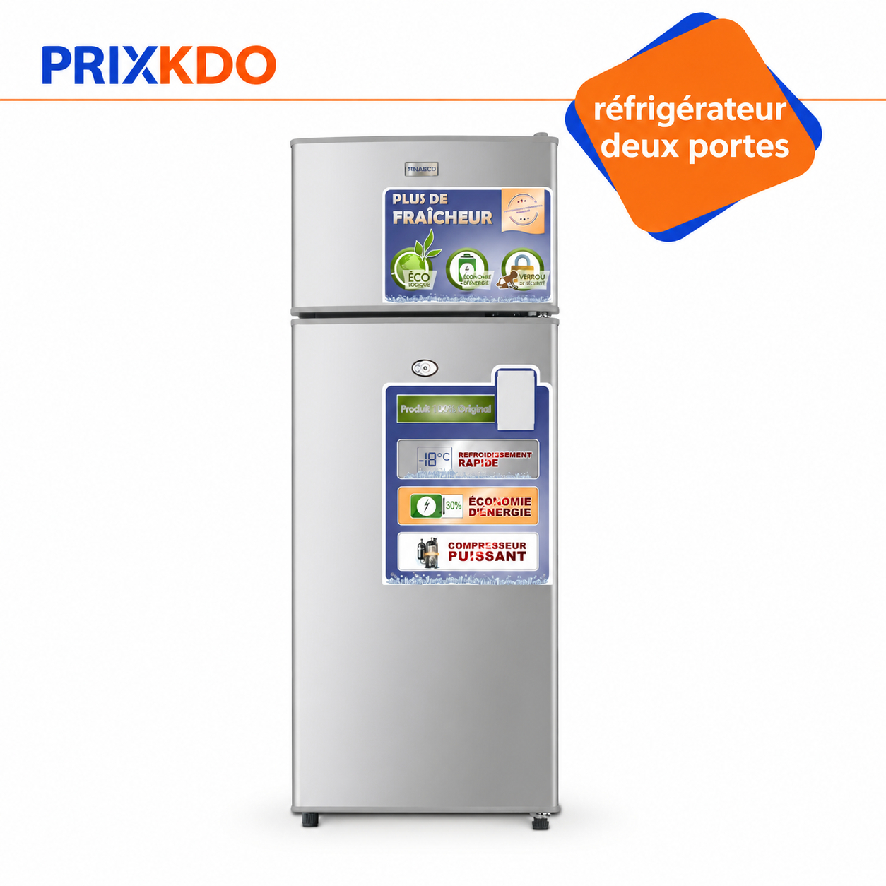 REFRIGERATEUR DEUX PORTES 90 LT - KNASF2-109