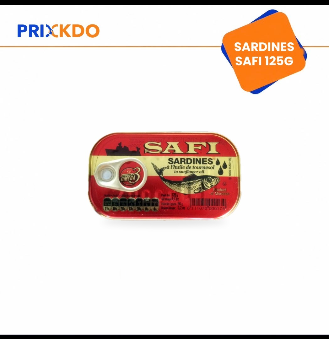 SARDINE A HUILE VEGETALE SAFIYA
