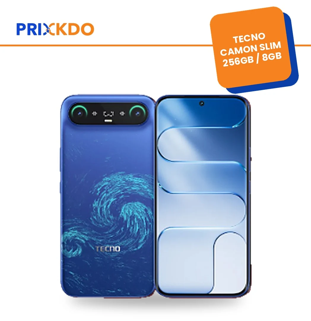 Tecno Camon Slim – 256 Go / 8 Go RAM