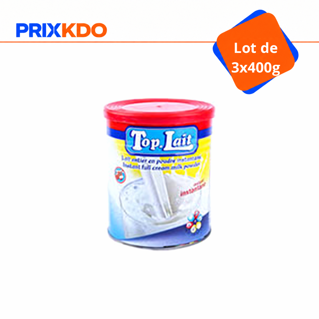 LOT 3X400G TOP LAIT BTE LAIT EN PDRE
